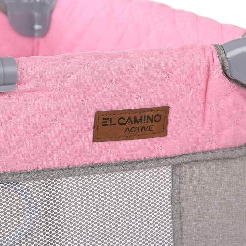 Манеж ME 1096 ACTIVE Pink Gray