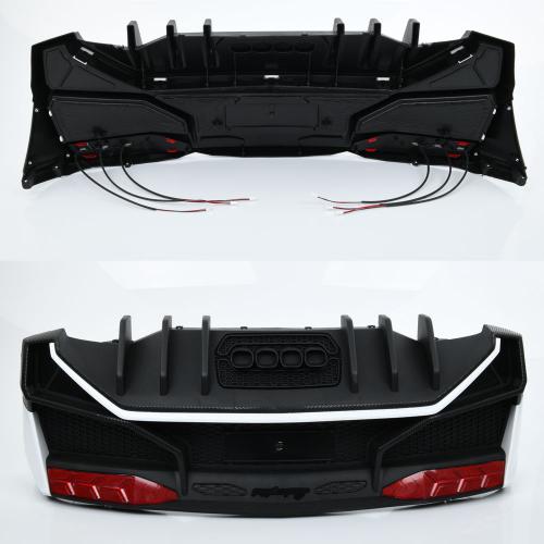 Бампер M 5738-REAR BUMPER WHITE