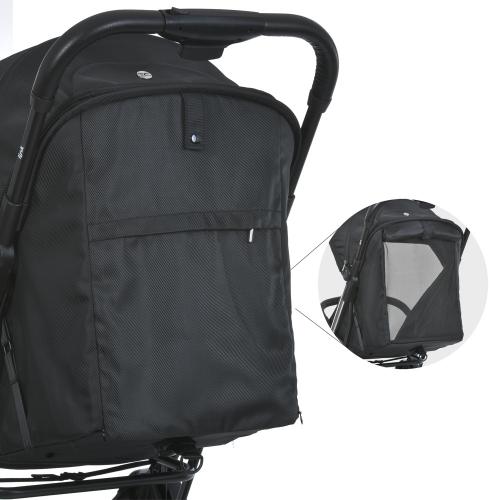 Коляска детская ME 1129 LINK Black Striped