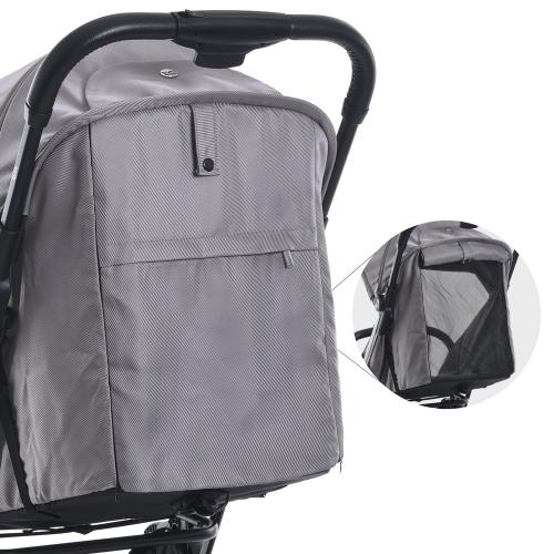 Коляска детская ME 1129 LINK Silver Striped