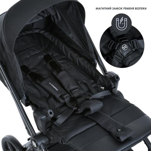 Коляска детская ME 1138 SPIN 360 Black