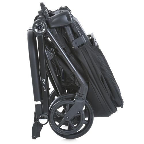Коляска детская ME 1138 SPIN 360 Black