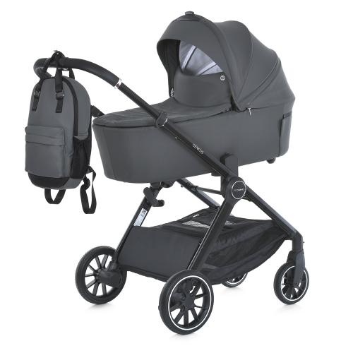 Коляска детская 2в1 ME 1126 GENESIS Asphalt Gray