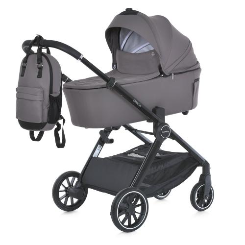 Коляска детская 2в1 ME 1126 GENESIS Taupe Gray