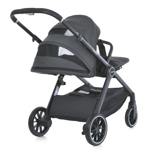 Коляска детская 2в1 ME 1126 GENESIS Asphalt Gray