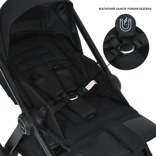 Коляска детская 2в1 ME 1126 GENESIS Jet Black