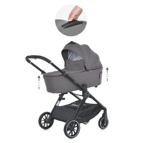 Коляска детская 2в1 ME 1126 GENESIS Taupe Gray