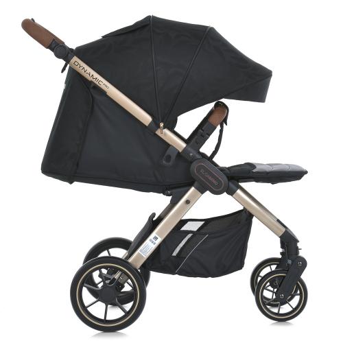 Детская коляска ME 1053G-2 DYNAMIC PRO Special Black
