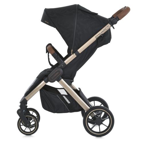 Детская коляска ME 1053G-2 DYNAMIC PRO Special Black