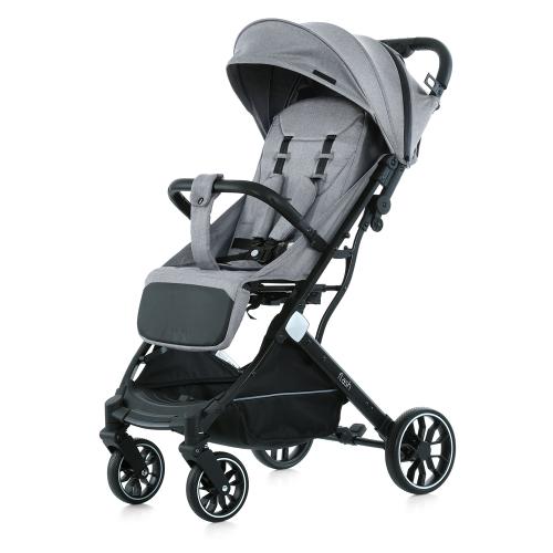 Коляска детская M 5727-1 FLASH Silver Gray