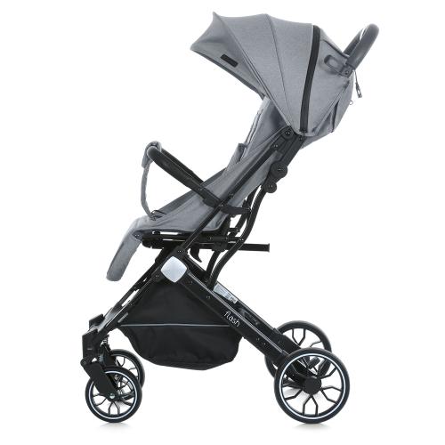 Коляска детская M 5727-1 FLASH Silver Gray