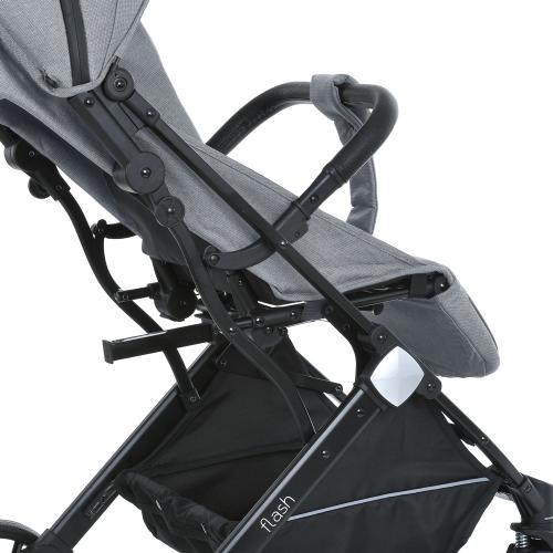 Коляска детская M 5727-1 FLASH Silver Gray