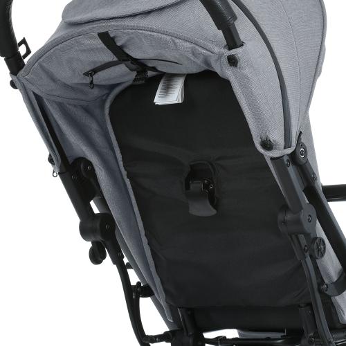 Коляска детская M 5727-1 FLASH Silver Gray