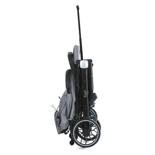 Коляска детская M 5727-1 FLASH Silver Gray