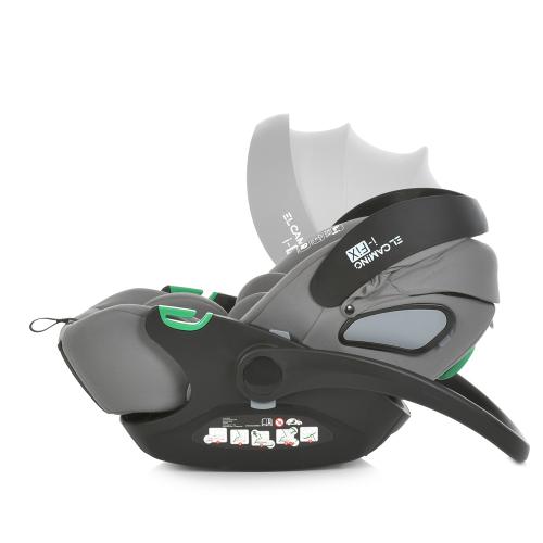 Детское автокресло ME 1110 i-FIX Simply Gray