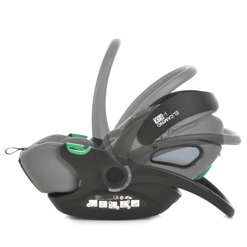Детское автокресло ME 1110 i-FIX Simply Gray