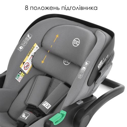 Детское автокресло ME 1110 i-FIX Simply Gray