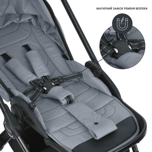 Коляска универсальная 2в1 ME 1124-2 PRESTIGE Frost Gray