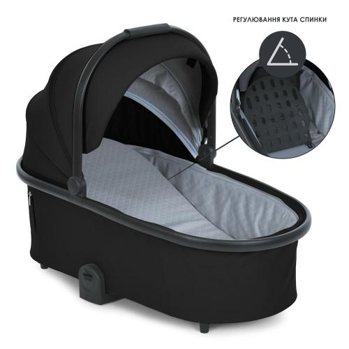 Коляска универсальная 2в1 ME 1124-2 PRESTIGE Black