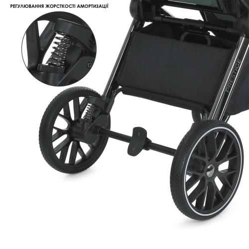 Коляска универсальная 2в1 ME 1124-2 PRESTIGE Black