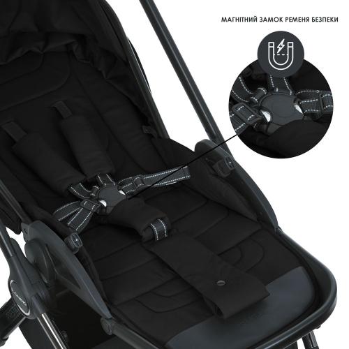 Коляска универсальная 2в1 ME 1124-2 PRESTIGE Black
