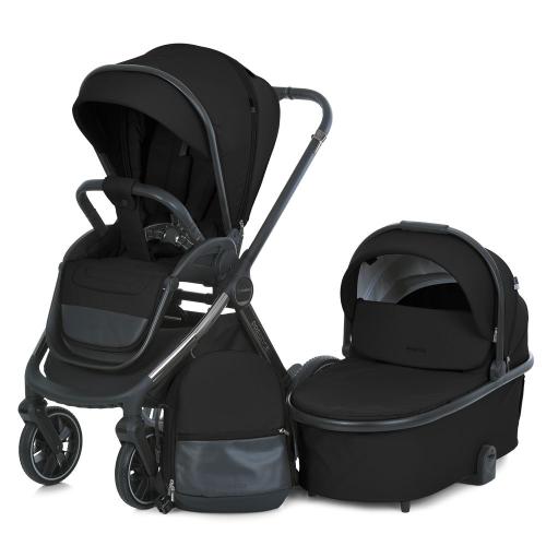Коляска универсальная 2в1 ME 1124-2 PRESTIGE Black