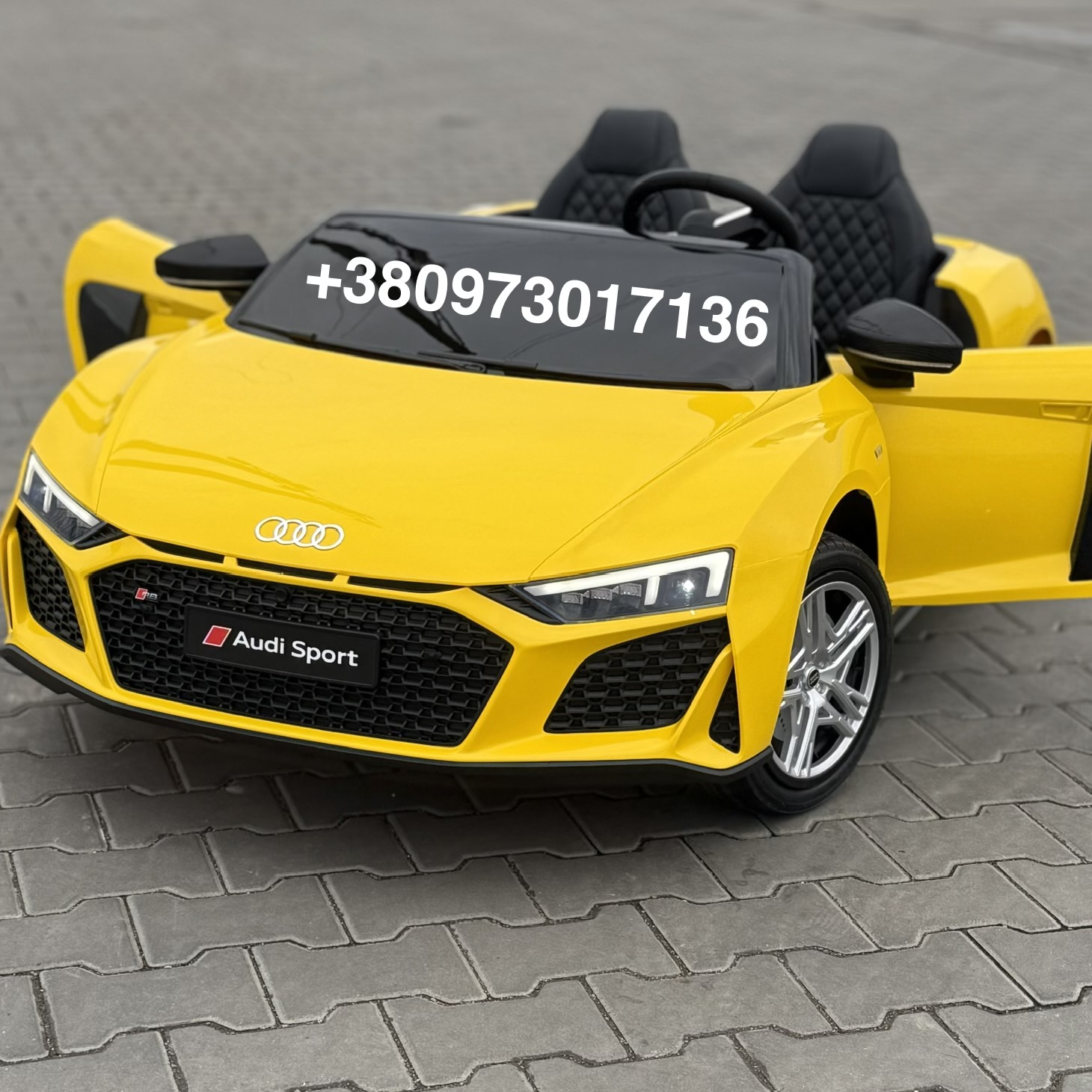 Детский электромобиль Audi M 6152AL‑6 желтый