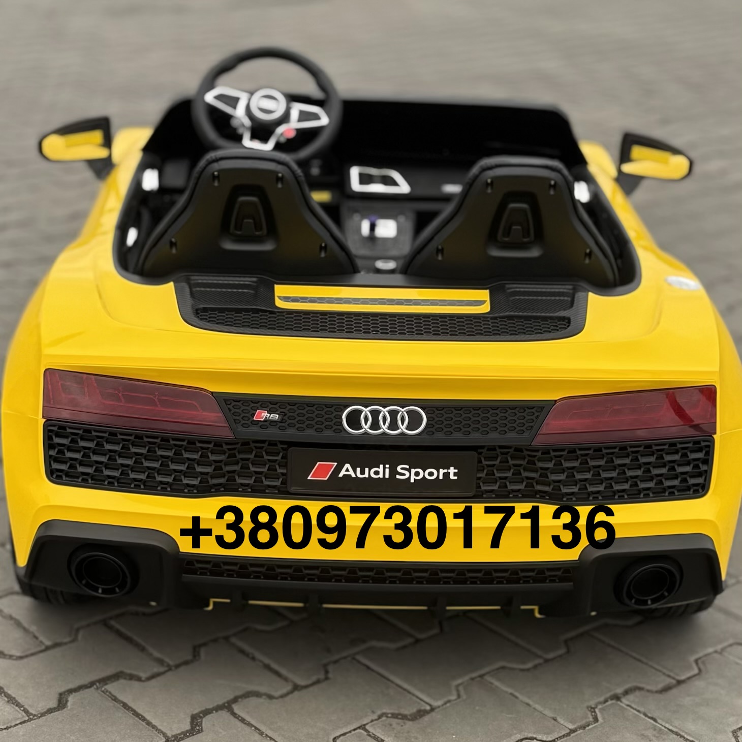 Детский электромобиль Audi M 6152AL‑6 желтый