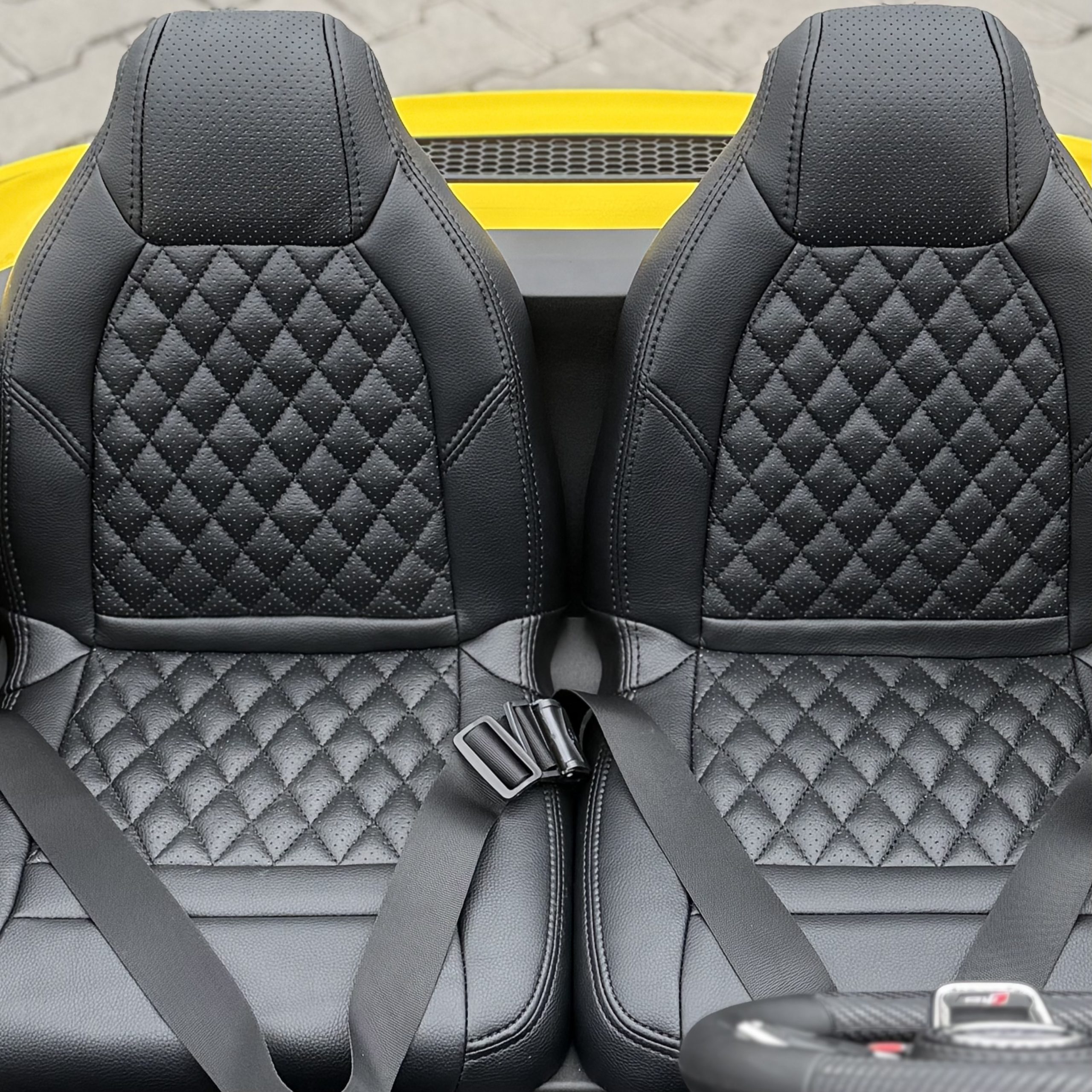 Детский электромобиль Audi M 6152AL‑6 желтый