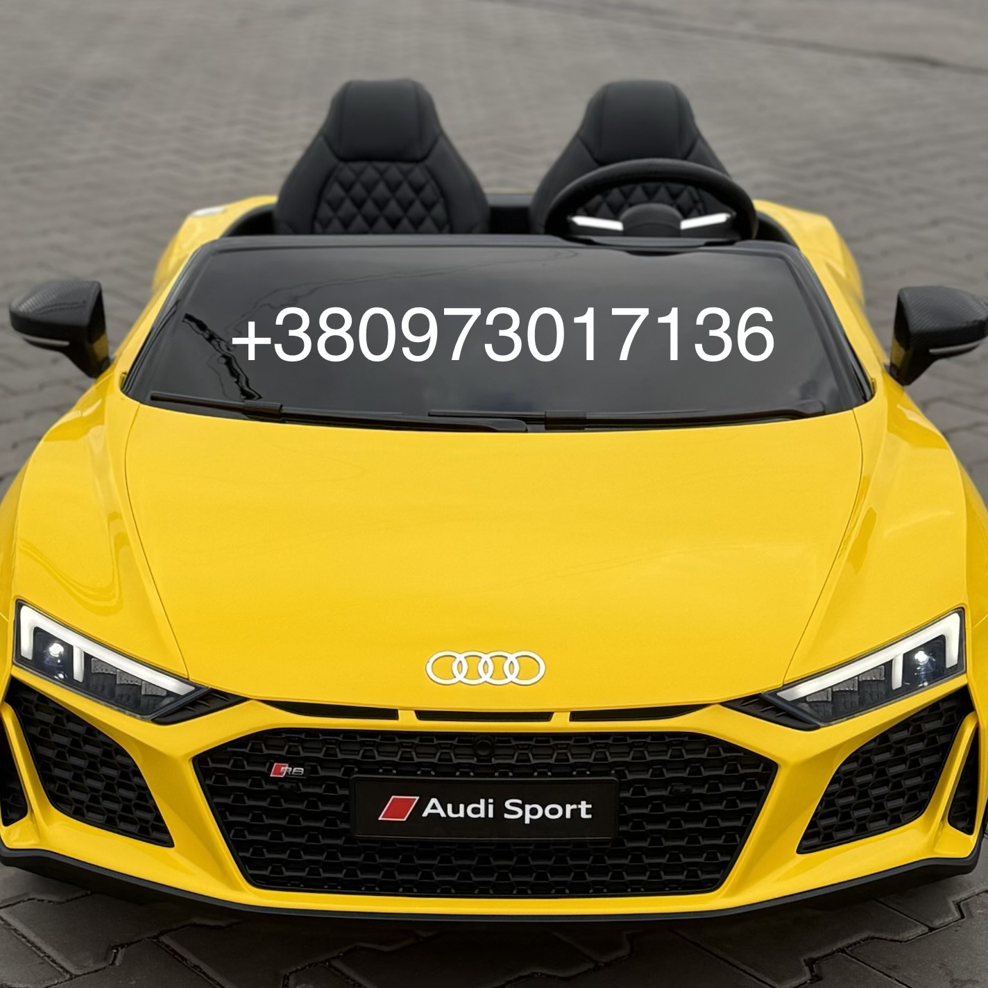 Детский электромобиль Audi M 6152AL‑6 желтый