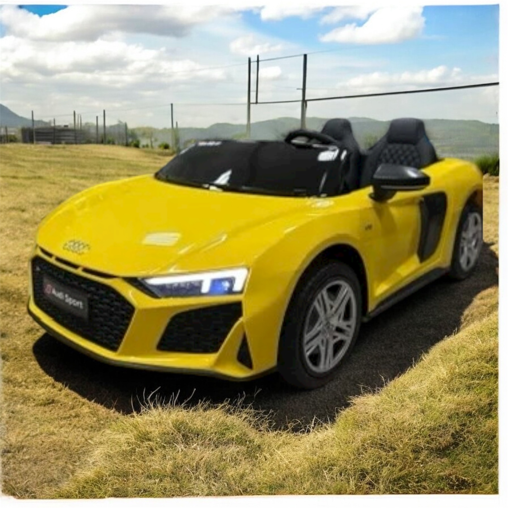 Детский электромобиль Audi M 6152AL‑6 желтый