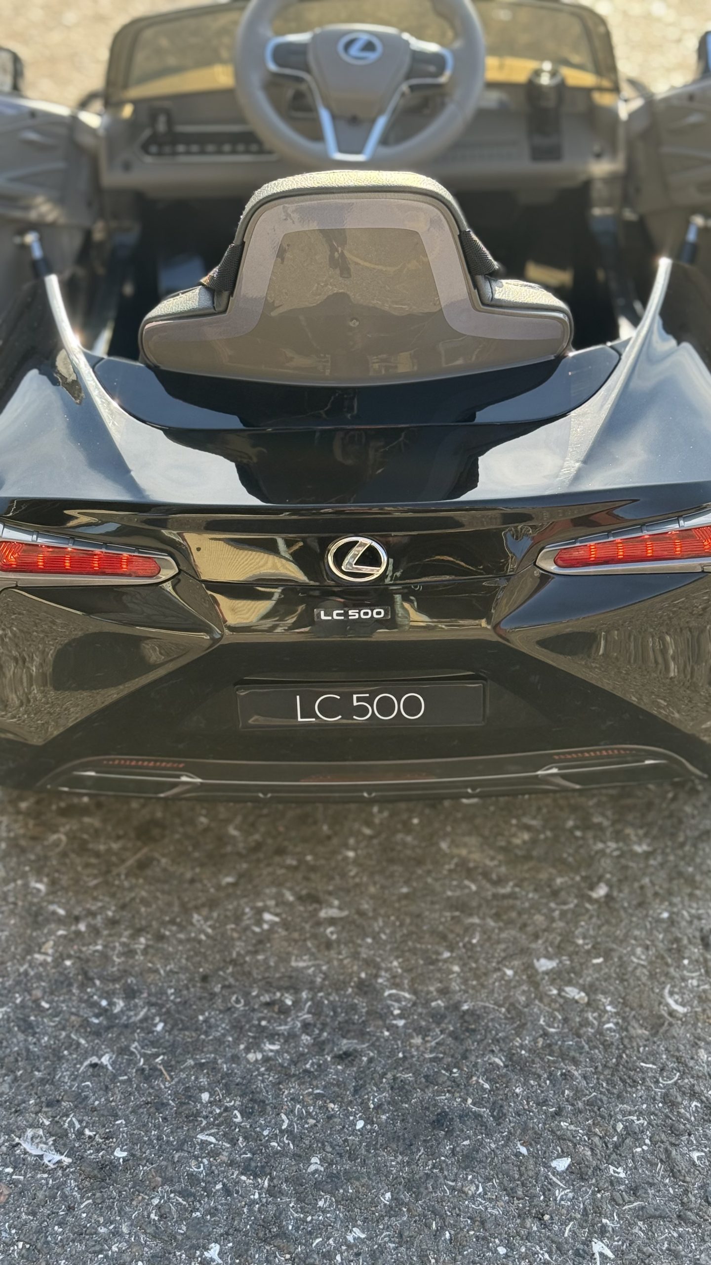 Детский электромобиль LEXUS LC500 JE1618EBLR‑2 черный